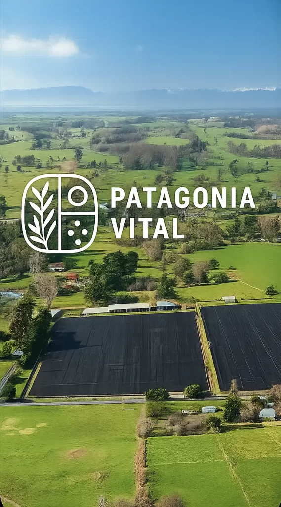 Vista aérea de viveros Patagonia Vital